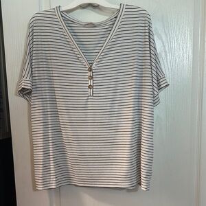 Pink Lily White Boxy Polo T-Shirt